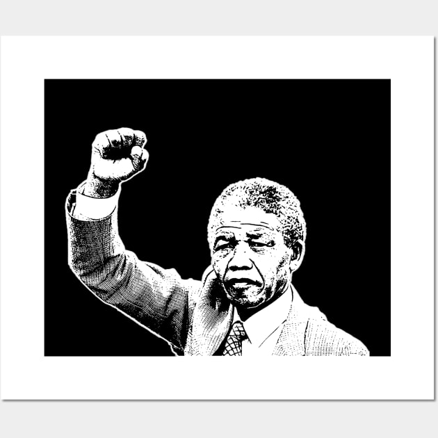 Nelson Mandela Wall Art by UrbanLifeApparel